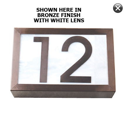 1 or 2 Digit LED Surface Mount Address Light (12V or 120V)
