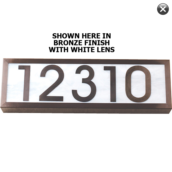 5 Digit LED Surface Mount Address Light (12V or 120V)