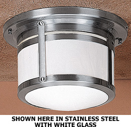 LED San Lorenzo Style Outdoor Ceiling Light (12" Width)