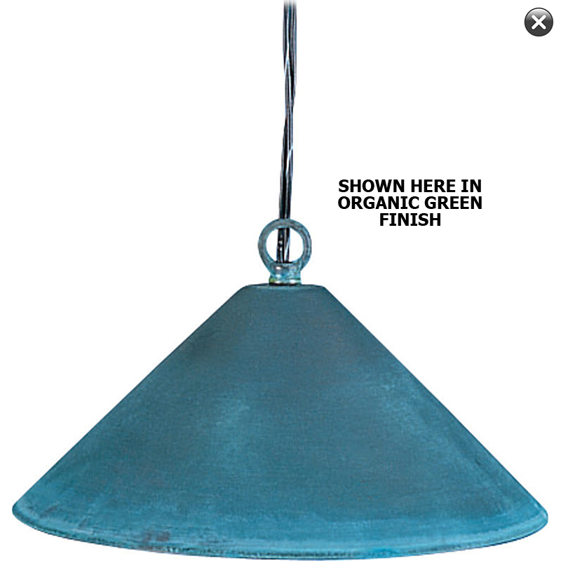 7.75" Dia. Classic Cone II Series LED Hanging / Tree Light (12v or 120v)