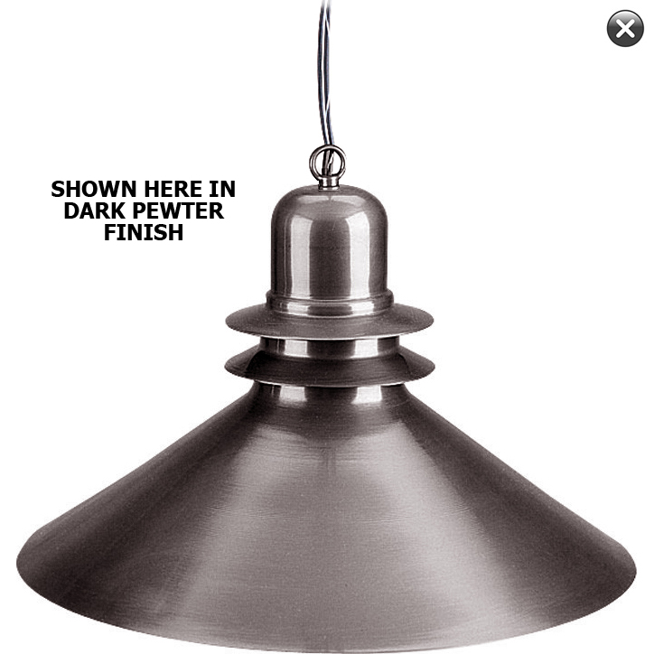13.75" Dia. Contempo Cone II Series LED Hanging / Tree Light (12v or 120v)