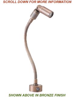 Solid Brass Chart Light Nav. Station Adjustable Tabletop Lamp