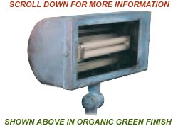 Solid Brass General Purpose Fluorescent PL Flood