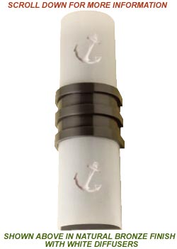 Solid Brass Passage Ways Up & Down Wall Light