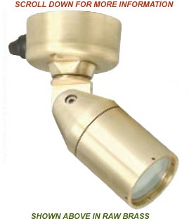 Solid Brass Adjustable Mini Ceiling / Wall Tasklight