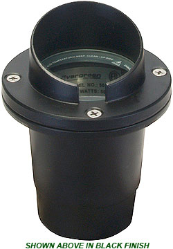 LED Engine Cast Aluminum Flat Open Face Well Light with Hood