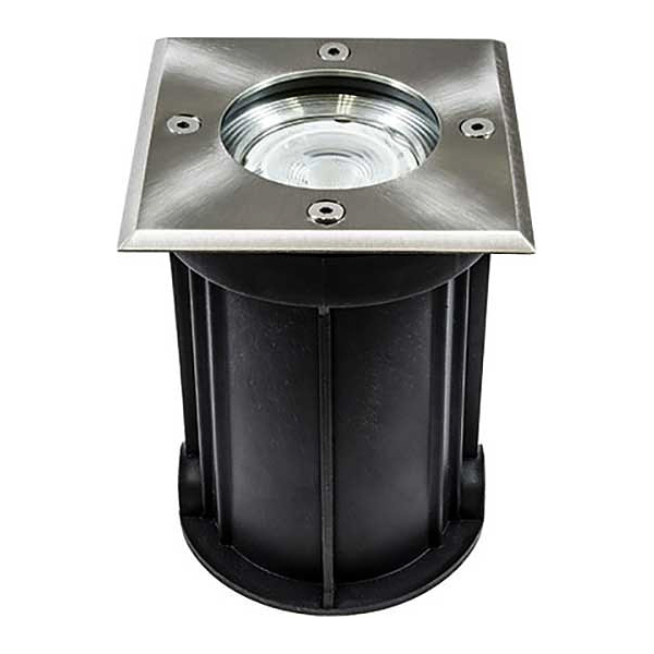 12v LED MR16 Premium Stainless Steel Square Contempo Well Light
