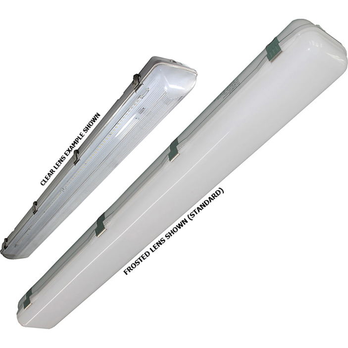 LED Vapor Proof, 4 or 5 Foot Length, 40 Watts, DLC 4.1