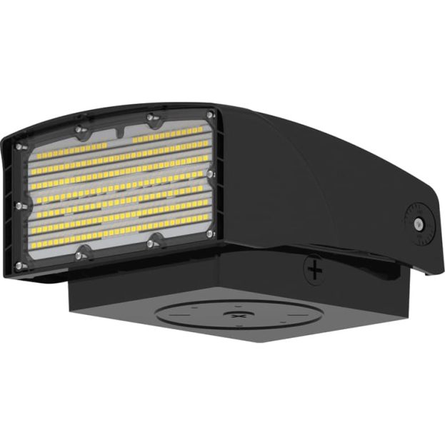 Neutron Series LED Adj. Full Cutoff Wall Pack, 52-80 Watts Multi-Wattage, Type IV Forward Throw