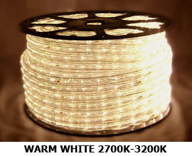LED Rope Light - 150 foot spool - 120V 2-wire - Many Colors Available!